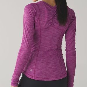 Lululemon 5 Mile Long Sleeve Heathered Plum